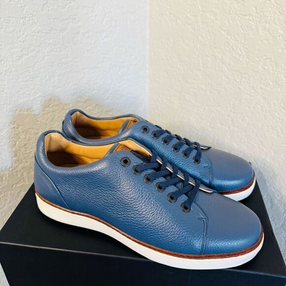 Royal Albartross PONTIAC V2 Spikeles Leather Welt Golf Shoe,  Blue, Size 10,  NW - Picture 1 of 17